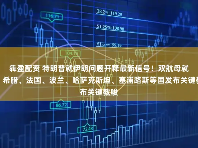 犇盈配资 特朗普就伊朗问题开释最新信号！双航母就位！希腊、法国、波兰、哈萨克斯坦、塞浦路斯等国发布关键教唆