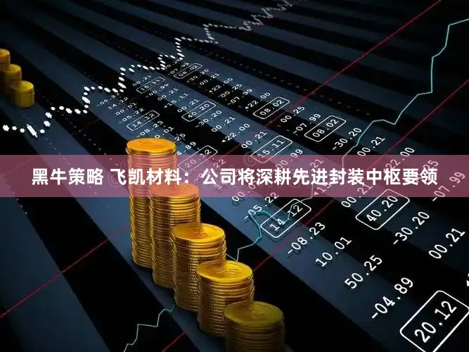 黑牛策略 飞凯材料：公司将深耕先进封装中枢要领