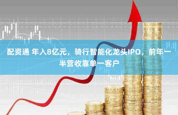配资通 年入8亿元，骑行智能化龙头IPO，前年一半营收靠单一客户