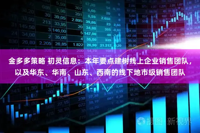 金多多策略 初灵信息：本年要点建树线上企业销售团队，以及华东、华南、山东、西南的线下地市级销售团队